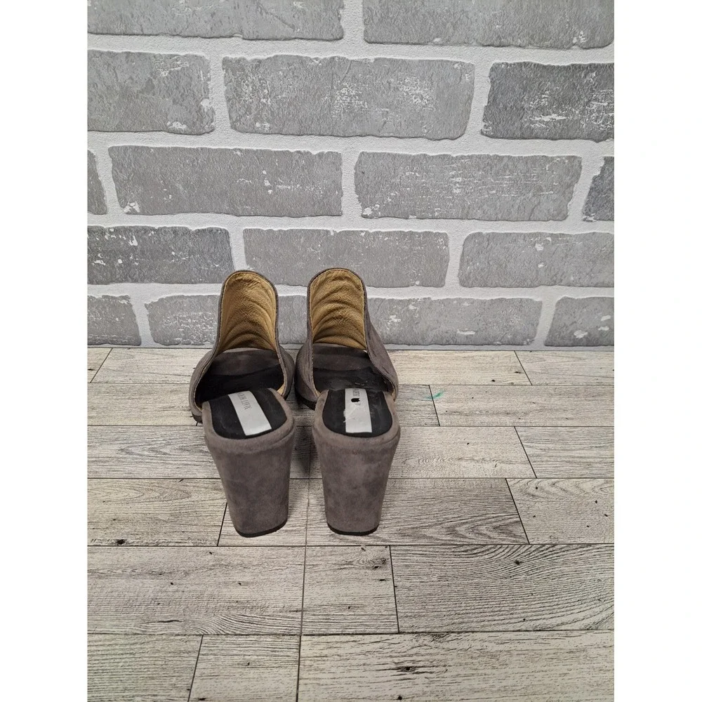Matt Bernson Women Open Toe Shoe Gray Ash Color  Leather Size 7 US‎